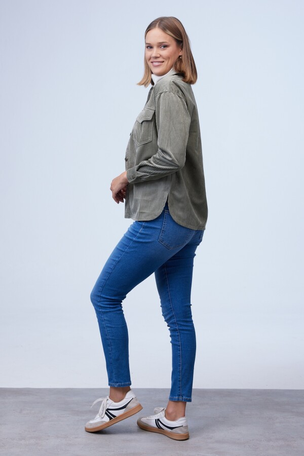 Sobrecamisa Corderoy OLIVA