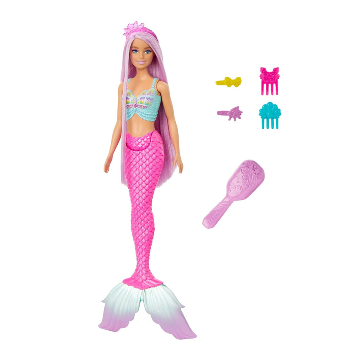 Muñeca Sirena Barbie con accesorios 