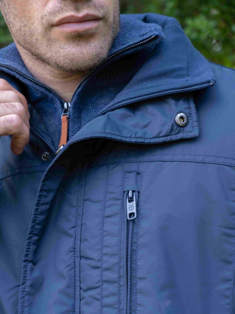 Campera impermeable Azul