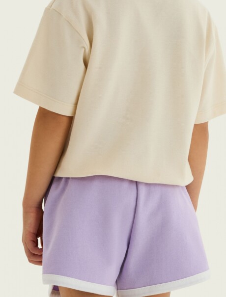 SHORT INFANTIL LILA