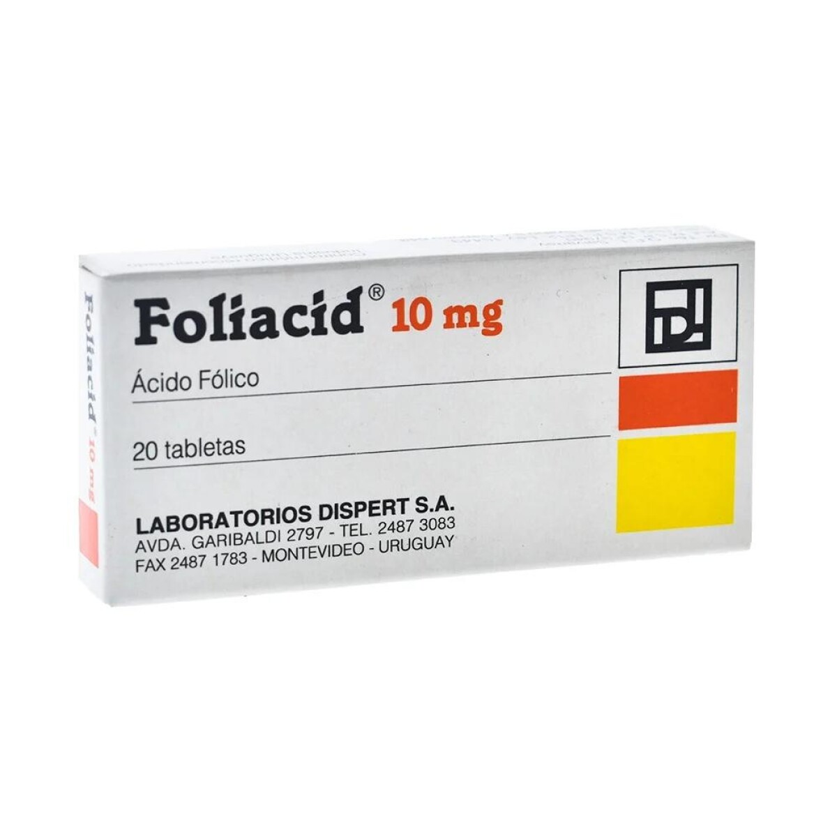 Foliacid 10 mg 20 Tabletas - Dispert 