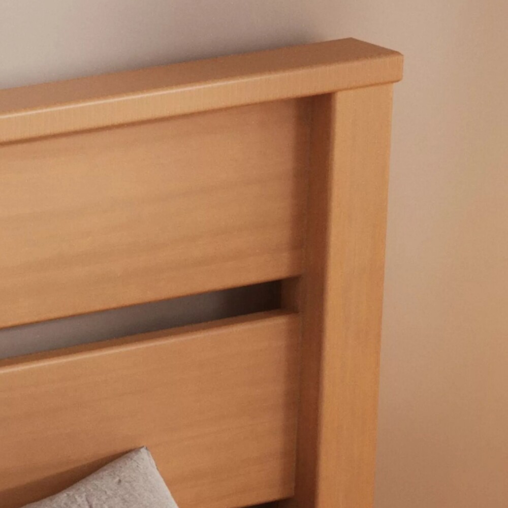 Respaldo 2 Plazas Madera maciza - Funcional Marrón