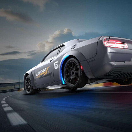 Auto drift a control remoto recargable Gris