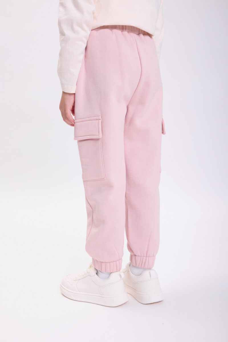 Pantalón deportivo cargo Rosa
