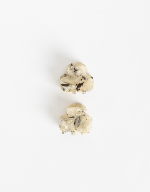 Broches Sets Carey Set De Broches Carey - Blanco Crudo