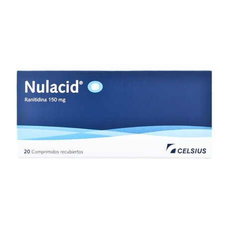 Nulacid 150 X20 Comprimidos Antiácido Nulacid 150 X20 Comprimidos Antiácido