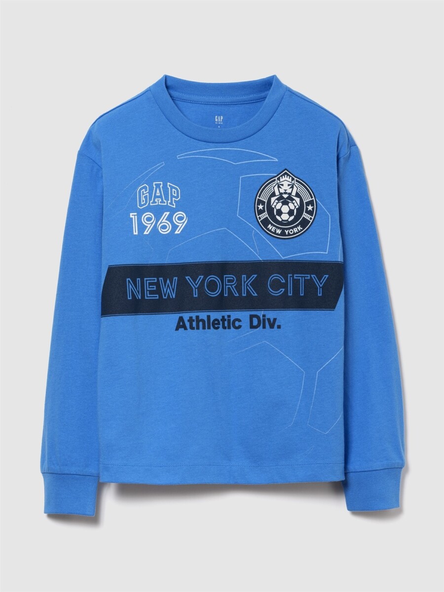 Remera Gráficio Niño - Supersonic Blue 184143 