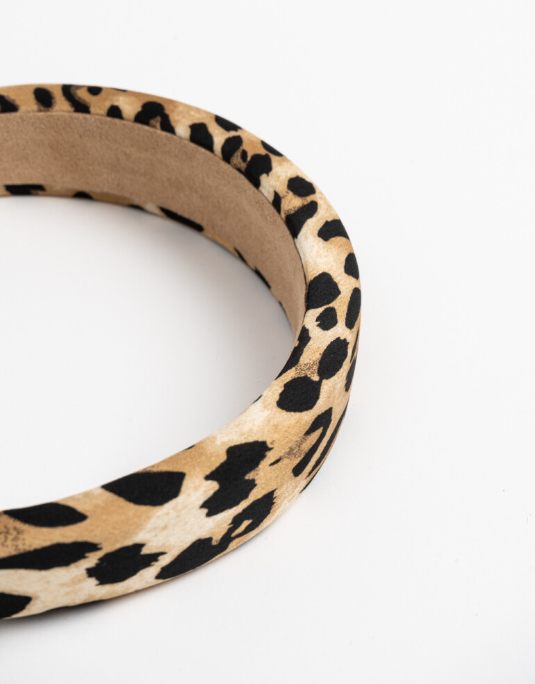 Vinchas Rígidas Liso Vincha Rígida Puffy Animal Print - Estampado Animal Print