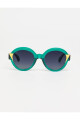 Tiwi Kora - 601 Shiny Bicolor Green/ Soft Yellow