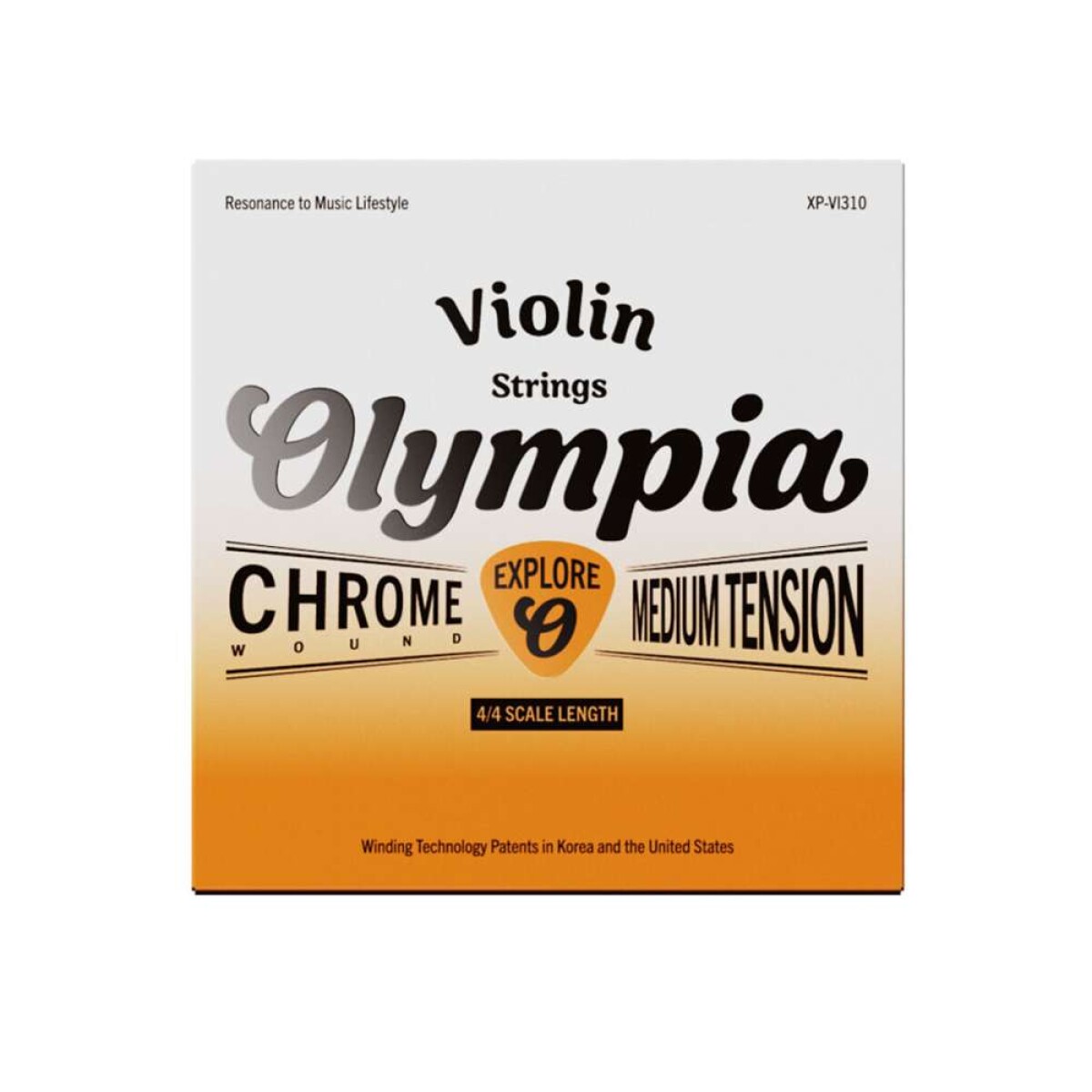 Encordado Violín Olympia Explore - Nickel Chrome Wound 4/4 