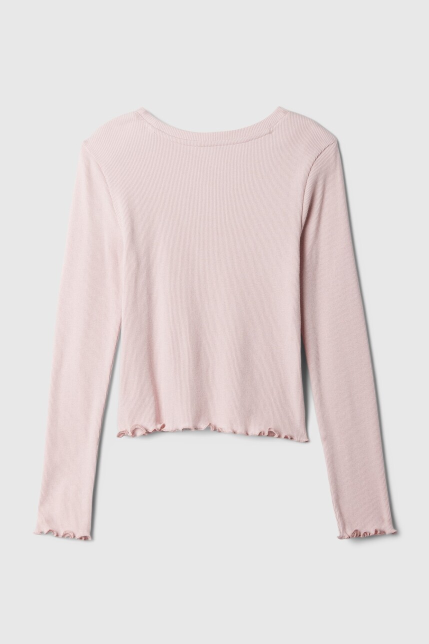 Remera Rib Manga Larga Niña Primitive