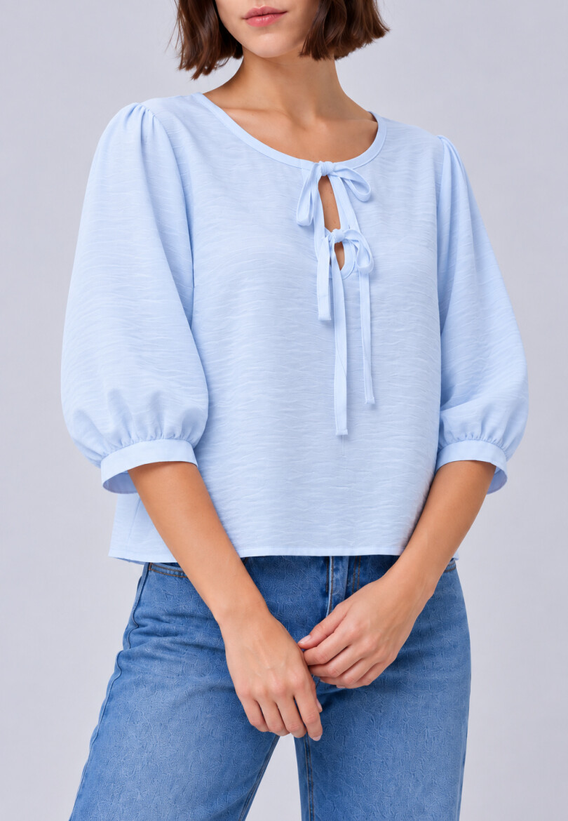 Remera Lazos Celeste