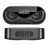 Reloj Parlante Despertador Radio Luminoso Recargable Alarma Color Variante Negro