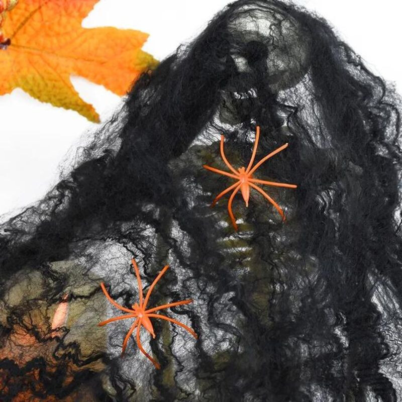 Telaraña Halloween Negro