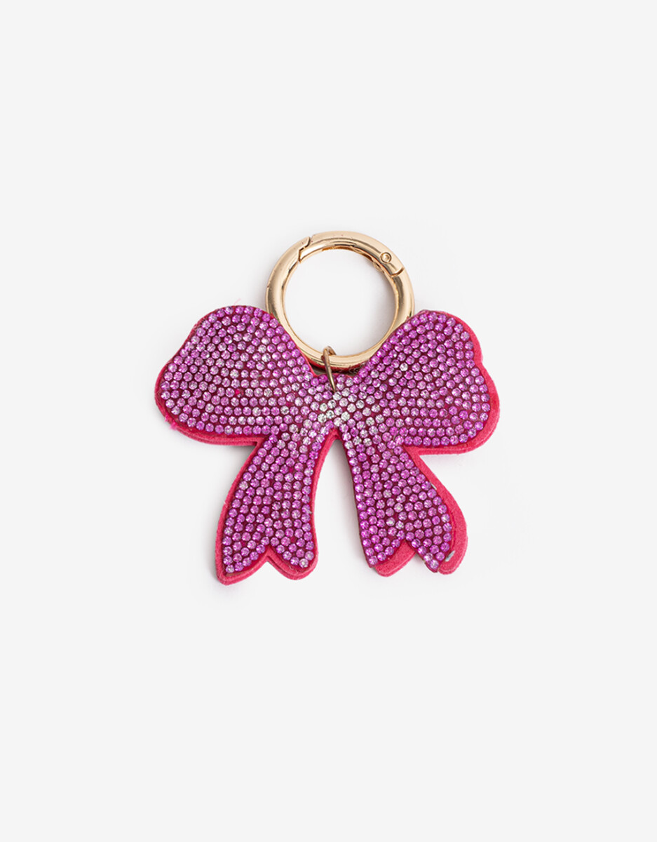 Llavero Y Bag Charm Moño Strass 