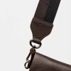 Bandolera Olivia En Cuero Graneado Marron
