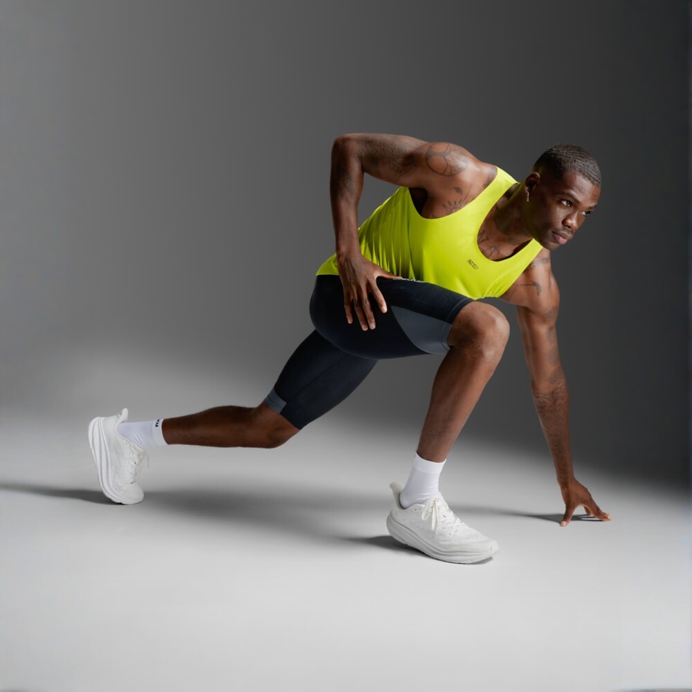 Bividi Running Light Speed Tech Singlet Hombre Volt/black Reflective