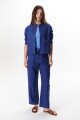 PANTALON LINO SOHO AZUL
