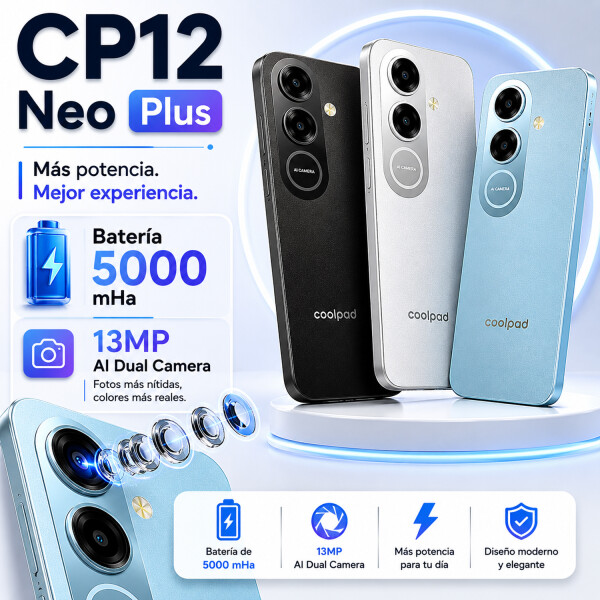 Celular Coolpad Cp12 Neo Plus 12gb (4gb+8gb)ram 256gb 4g MARRON