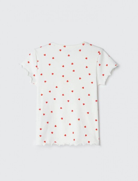 BLUSA INFANTIL ESTAMPADA BLANCO