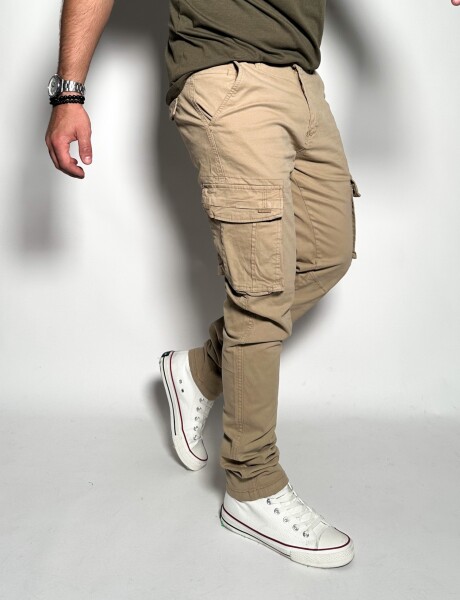 Pantalon Cargo Scar Beige