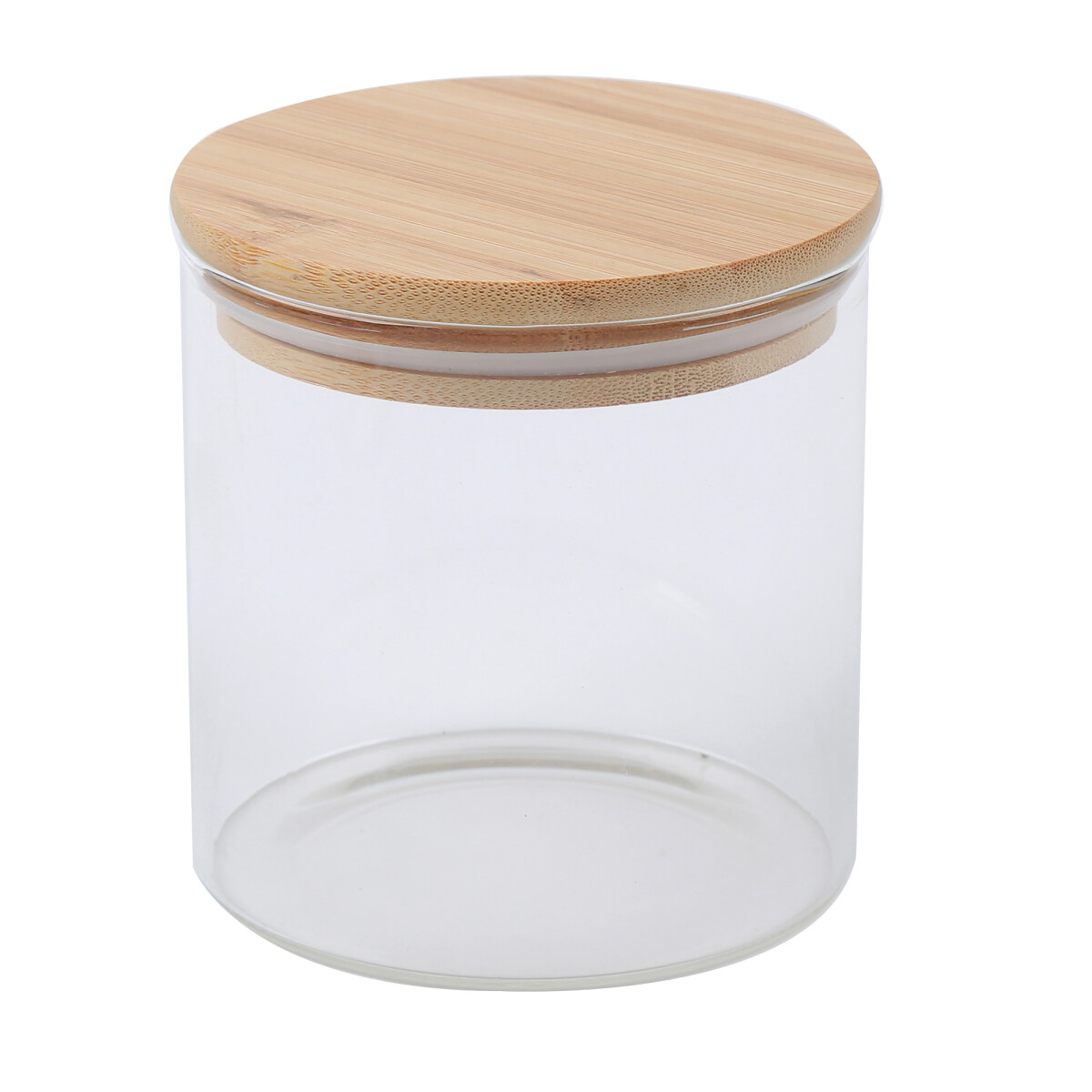 Frasco vidrio tapa madera 100*300mm - N/a 