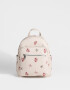 Mochilas Urbanas Mochila De Cuerina Estampada - Estampado Flores