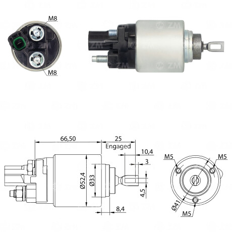 AUTOMATICO DE ARRANQUE TOYOTA COROLLA YARIS BOSCH ZM AUTOMATICO DE ARRANQUE TOYOTA COROLLA YARIS BOSCH ZM