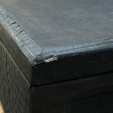 [OUTLET] BASE BOX BAUL 2 PLAZAS - 138 x 188 x 35 cm - Estructura Madera Maciza - Negro [OUTLET] BASE BOX BAUL 2 PLAZAS - 138 x 188 x 35 cm - Estructura Madera Maciza - Negro