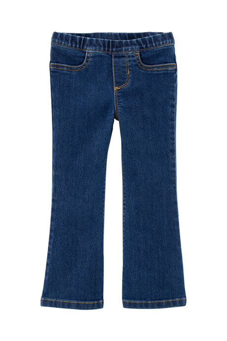 Pantalón jean acampanado Sin color