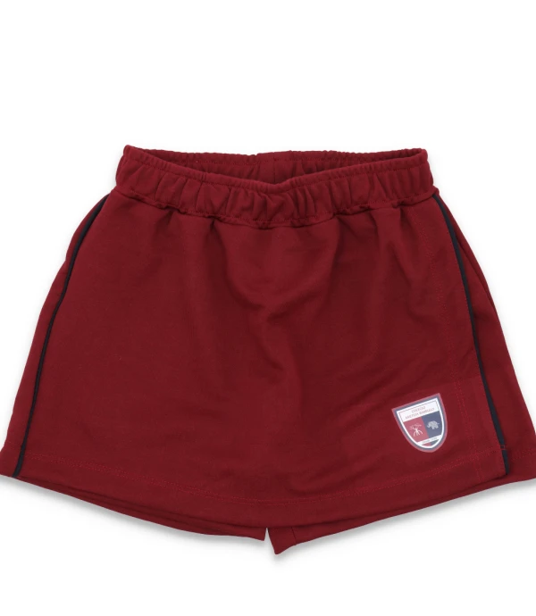 Short Pollera Primaria Areteia Bordeaux