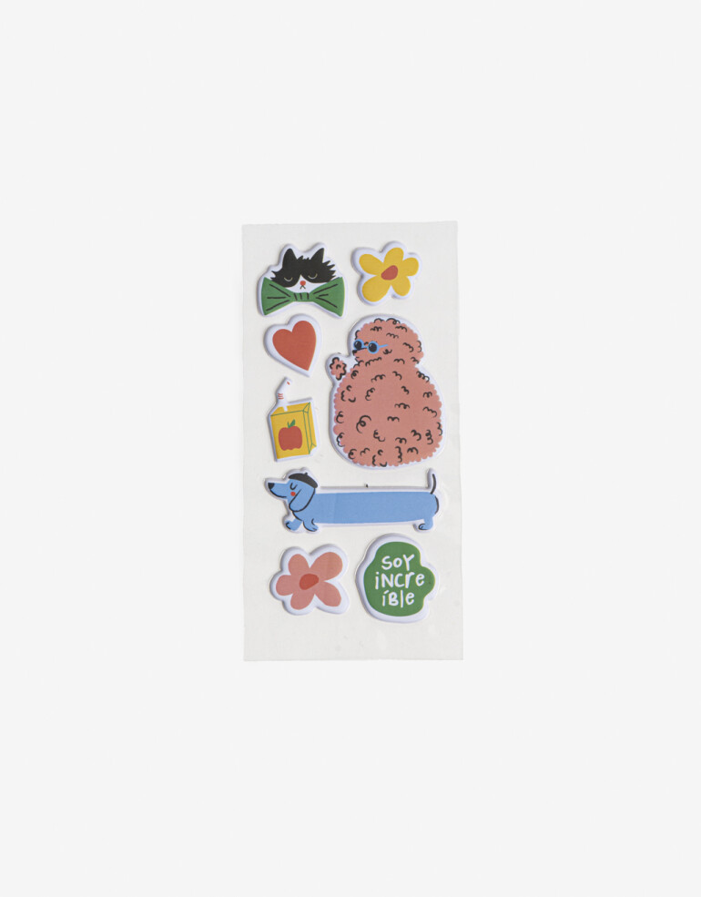 Útiles Varios Set De Stickers - Combinacion Multicolor