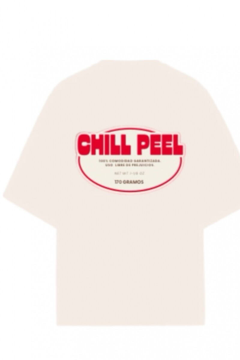 Remera Chill Peel Crema