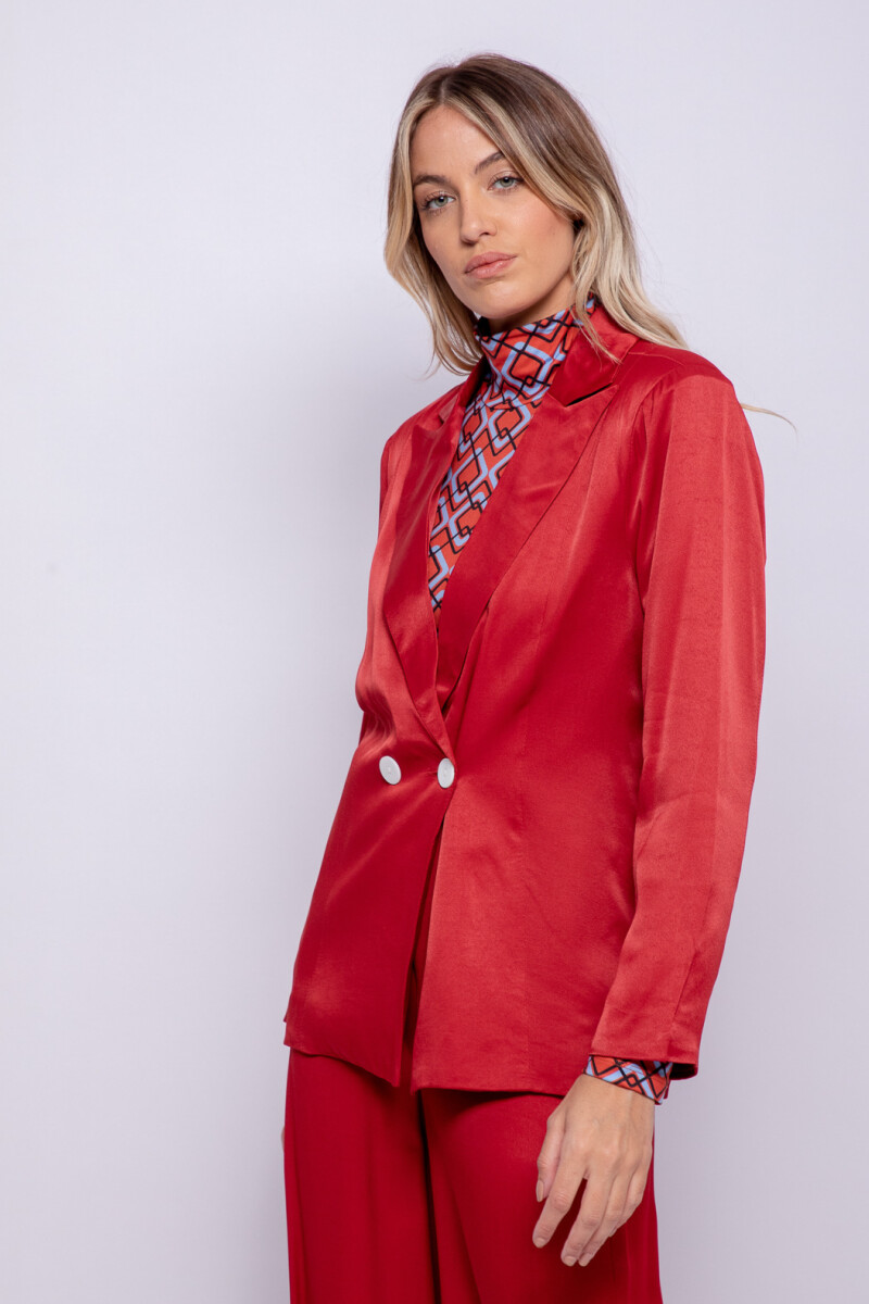 BLAZER ANZALDO Rojo Oscuro