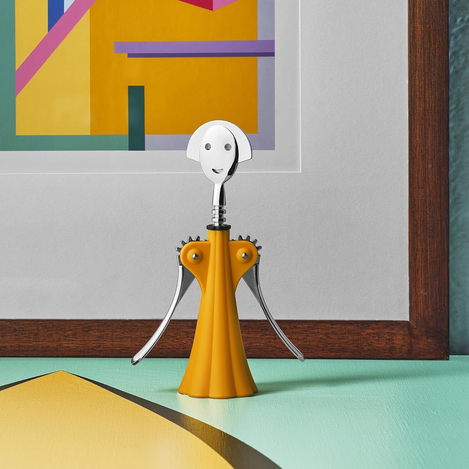 ALESSI ANNA G SACACORCHO ALESSANDRO MENDINI AMARILLO — Fork