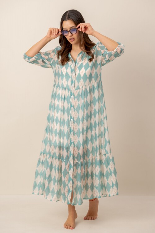 Vestido Rombi Verde