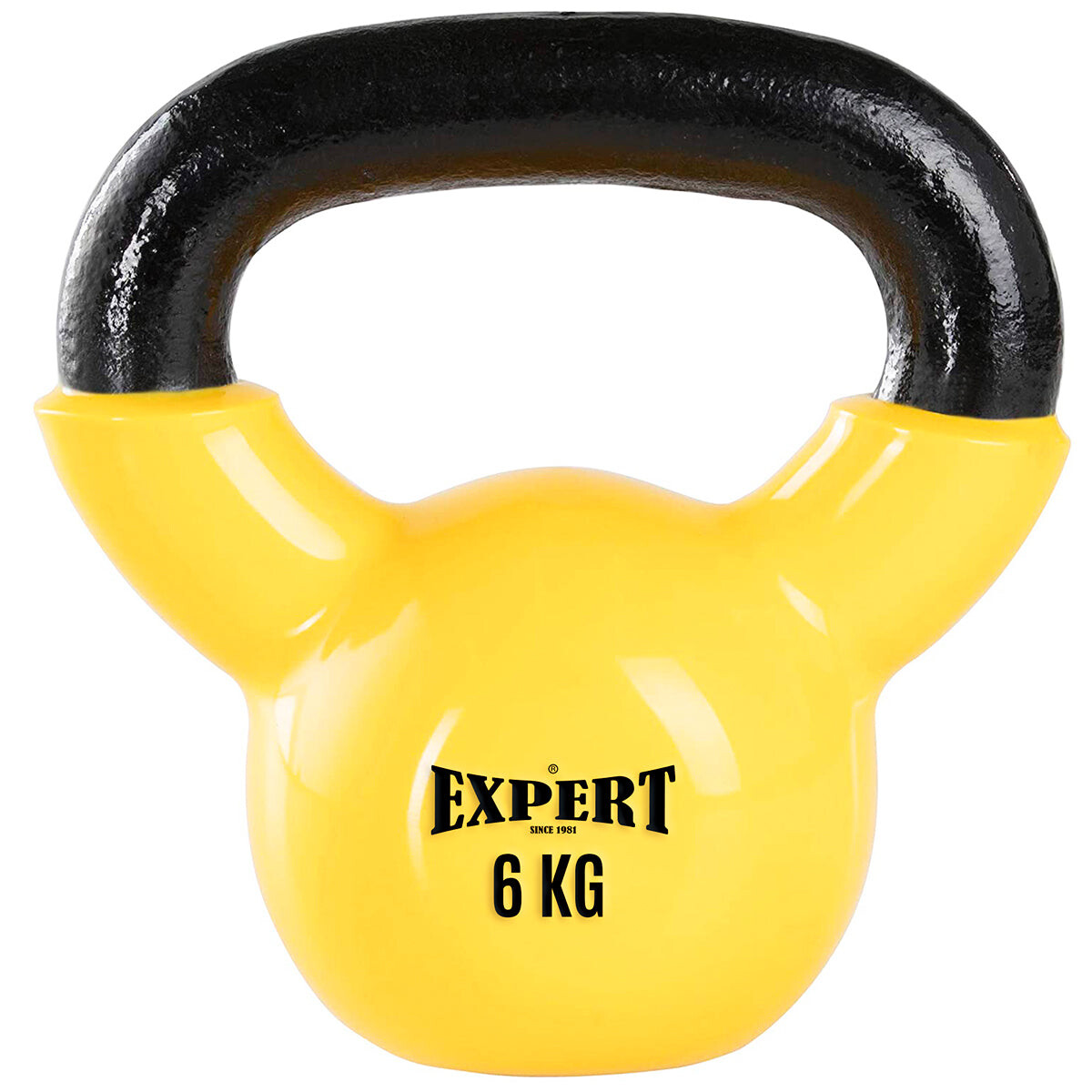 Pesa Rusa 6Kg Expert Hierro Macizo Kettlebell Mancuerna Recubierta 