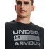 UA TEAM ISSUE WORDMARK SS-RED BLK-001