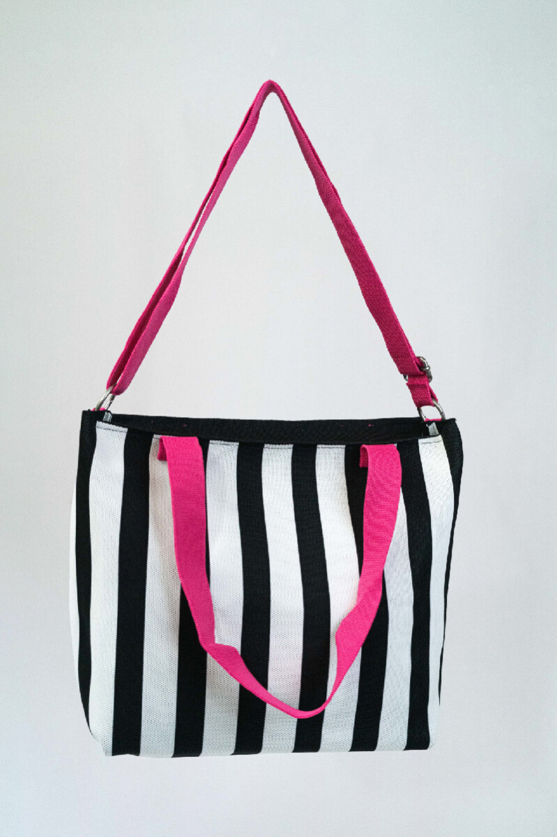 Bolso Melina - Blanco y negro 