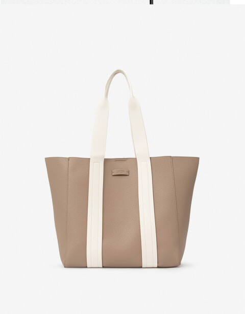 Shopper Basicos Shopper Con Doble Asa - Combinacion Bicolor