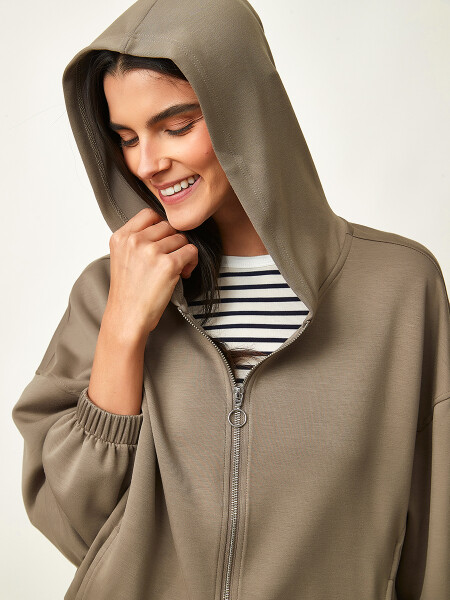 CAMPERA MOANA VERDE GRISACEO