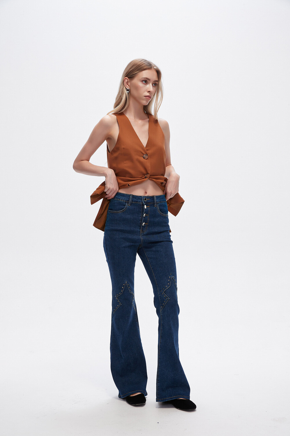 Pantalon Cintia Azul Medio