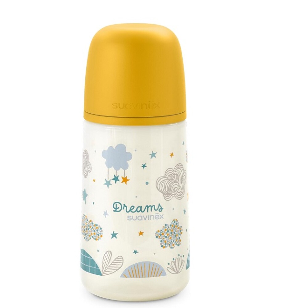 Biberon anatomico 270 ml Suavinex Dreams Mostaza