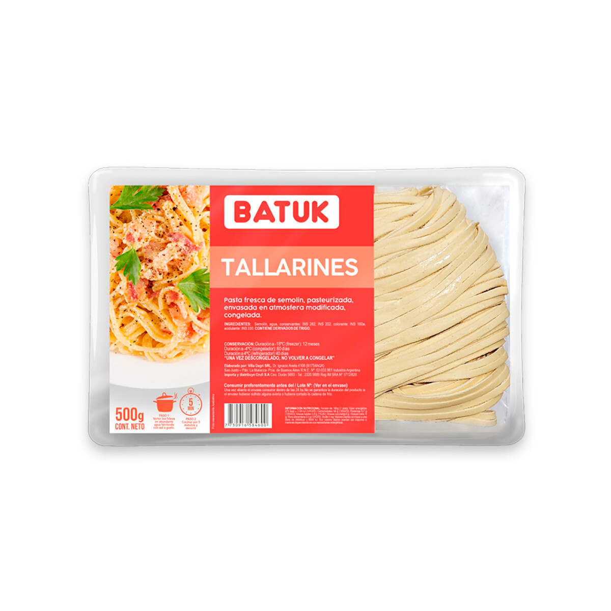 Tallarines Batuk 500 Grs 