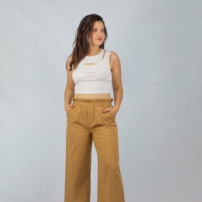 Pantalon Cropped Wanna Habano
