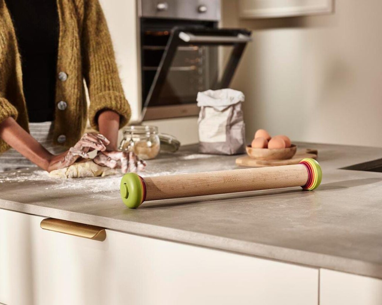 Rodillo Ajustable para Masa Joseph Joseph PrecisionPin Rodillo Ajustable para Masa Joseph Joseph PrecisionPin