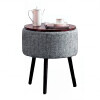 Mesa LZ CT01 en Tela Gris