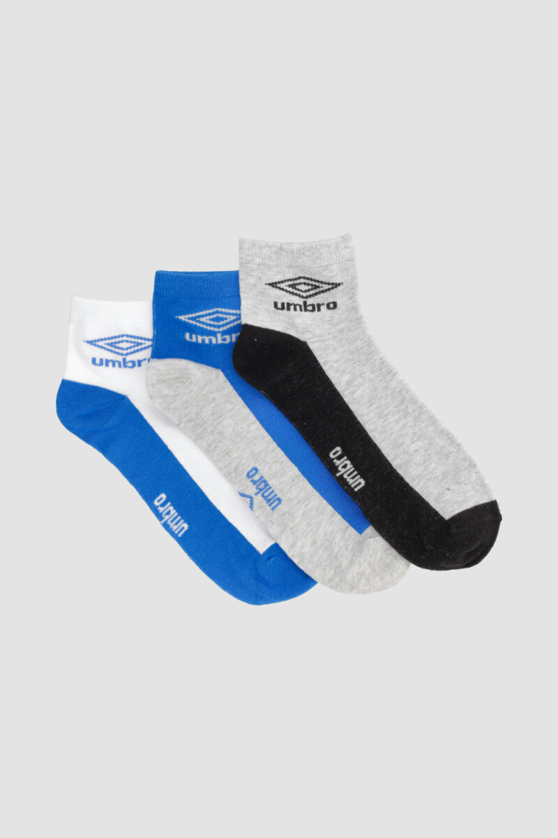 Media corta deportiva umbro pack x3 Variante 39