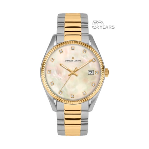 Reloj Jacques Lemans 50-4L para mujer en acero Dorado