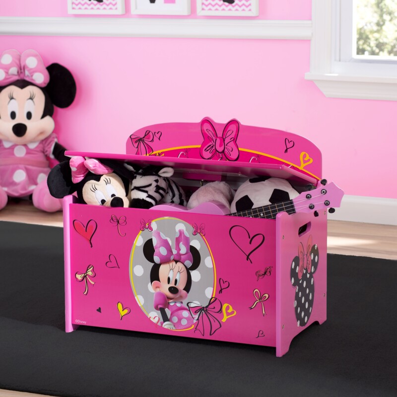 Baúl para juguetes Minnie Mouse Disney Deluxe Baúl para juguetes Minnie Mouse Disney Deluxe